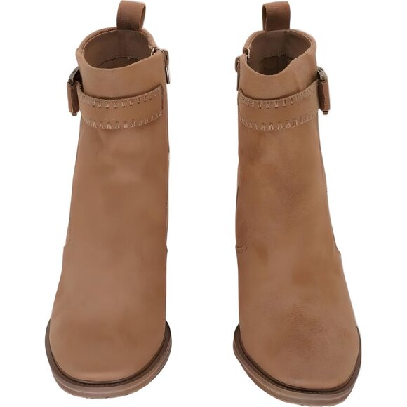 Zodiac Women's Faux Suede Buckle Ankle Boot - Latte Block Heel 7.5M - Picture 5 of 6